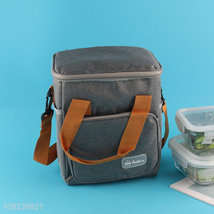 Yiwu market portable waterproof polyester lunch bag picnic bag