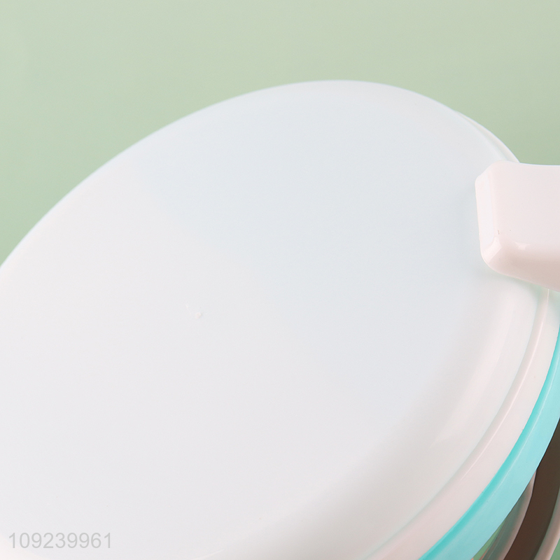 Low price round plastic school office lunch box for sale