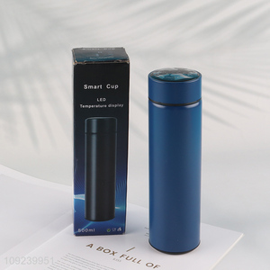 Popular products stainless steel led temperature display insulated vacuum cup