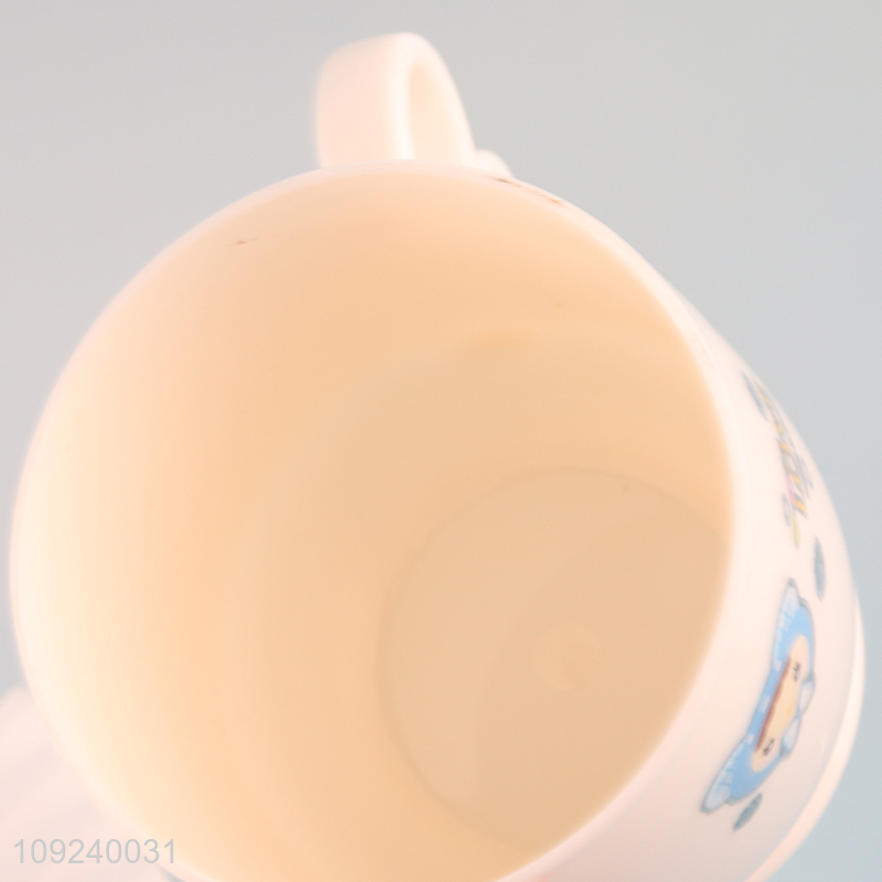 Hot products children plastic water cup milk cup with handle&lid