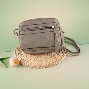 Online wholesale fashion waterproof pu leather messenger bag shoulder bag