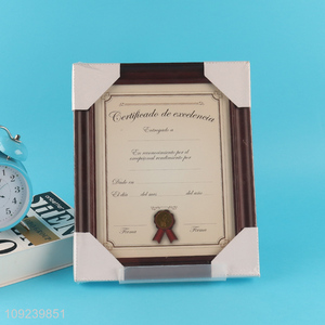 Factory supply glass rectangle photo frame picture frame for tabletop