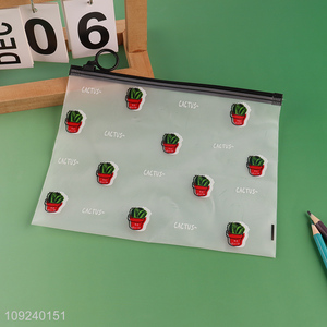 Good selling cactus printed school office file bags wholes