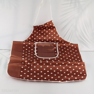 Good sale household waterproof oilproof apron with pocket