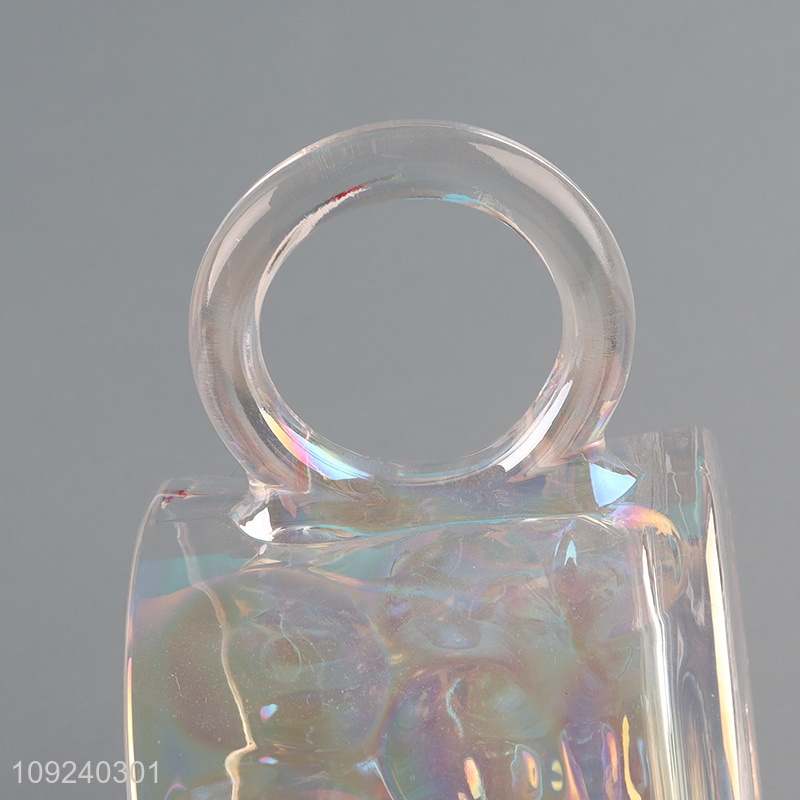 Factory direct sale unbreakable glass cup water cup coffee mug with handle