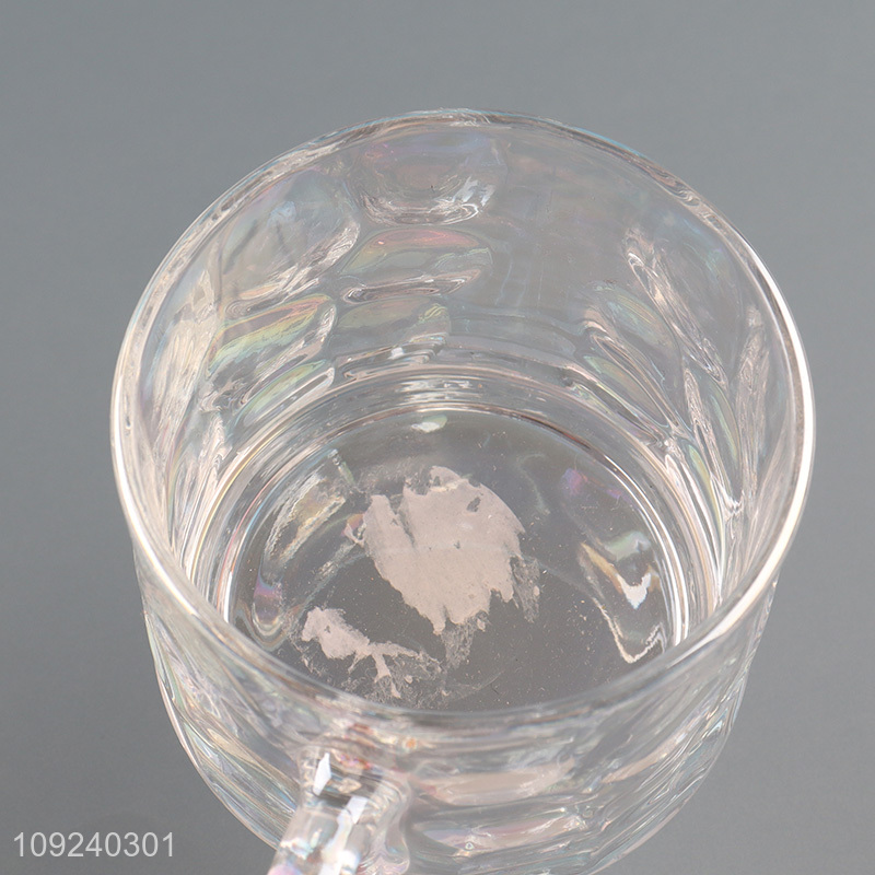 Factory direct sale unbreakable glass cup water cup coffee mug with handle