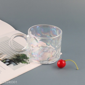 Factory direct sale unbreakable glass cup water cup coffee mug with handle