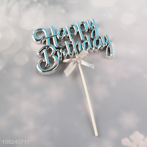 Yiwu market happy birthday cake decoration cake topper for sale