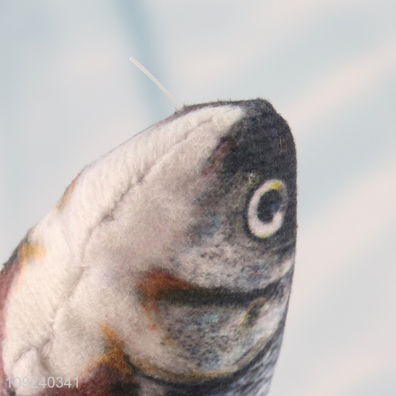 Factory wholesale fish shape bite-resistant pet cat chew toys