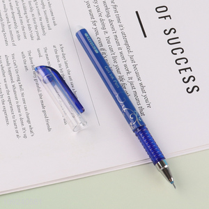 Good quality school students stationery writing pen gel pen with eraser