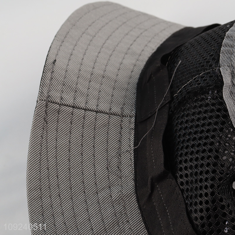 Top quality black fashion summer breathable sun hat fisherman hat for sale