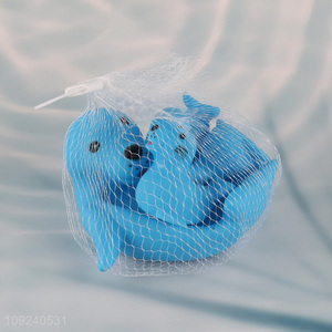 New arrival children non-toxic sea animal series bath toys set