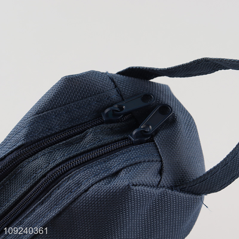 Factory wholesale school students stationery pencil bag with zipper