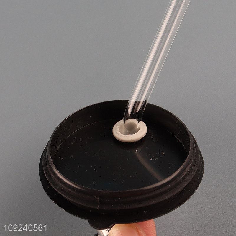 New style unbreakable glass cup water cup drinking cup with lid&straw