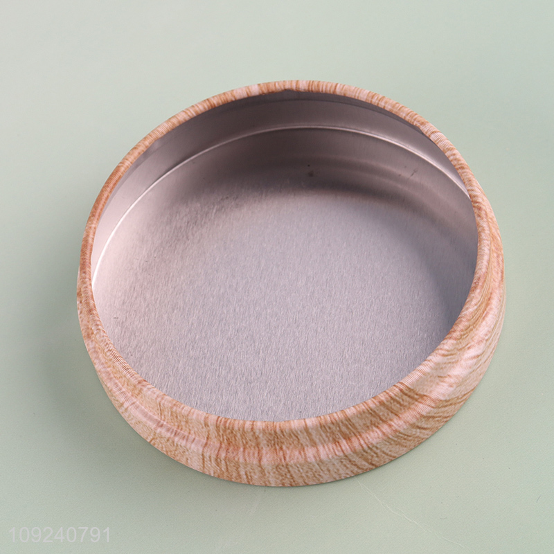 Hot products round sealed metal storage jar tea caddy