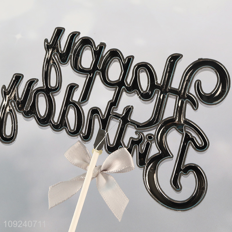 Yiwu market happy birthday cake decoration cake topper for sale