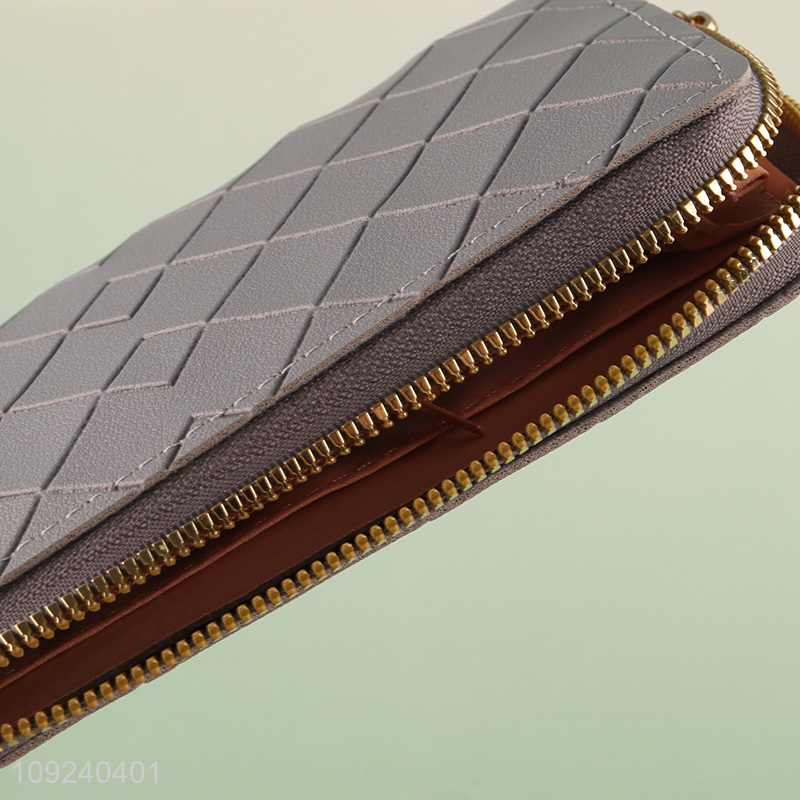 China supplier fashion women long style waterproof wallet for sale
