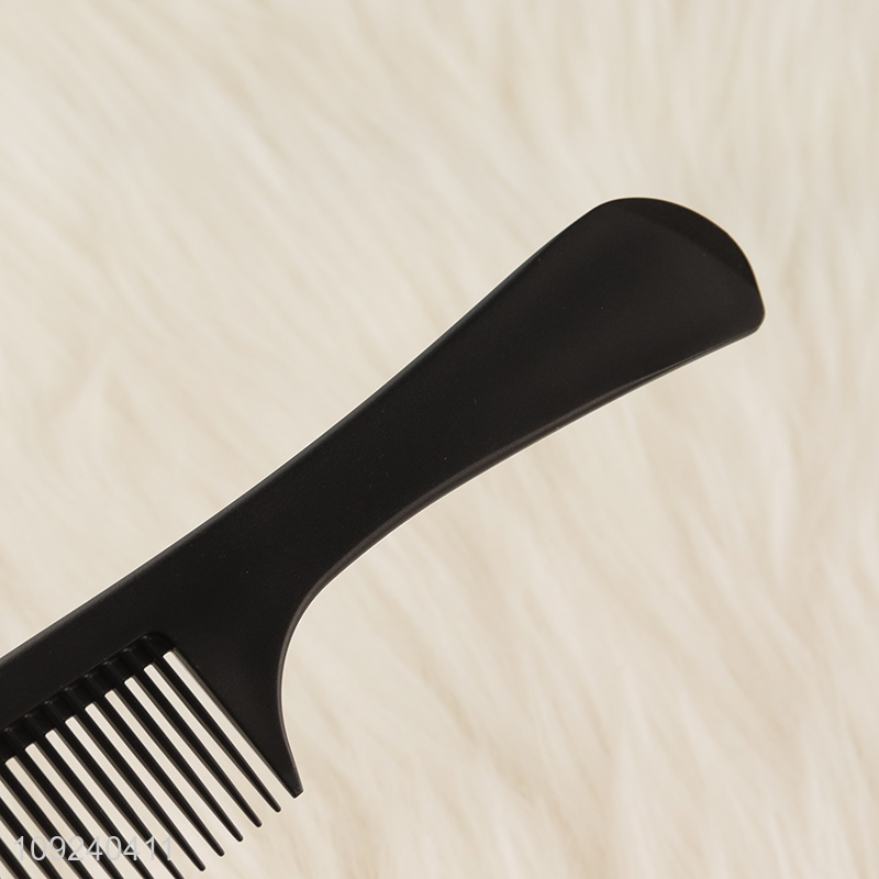 Top sale black plastic anti-static hair comb hair brush
