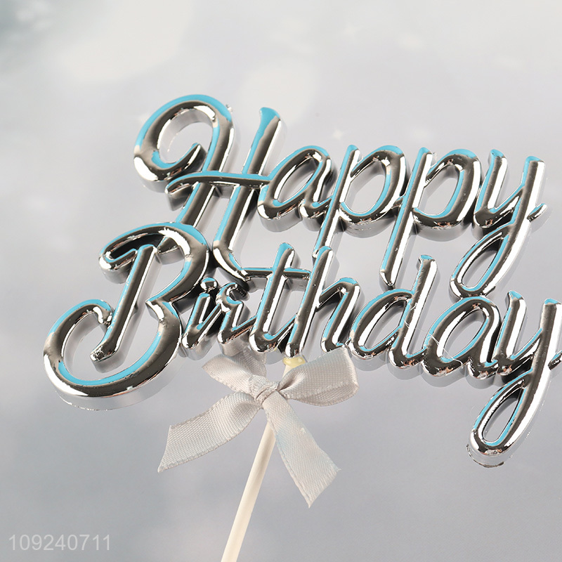 Yiwu market happy birthday cake decoration cake topper for sale