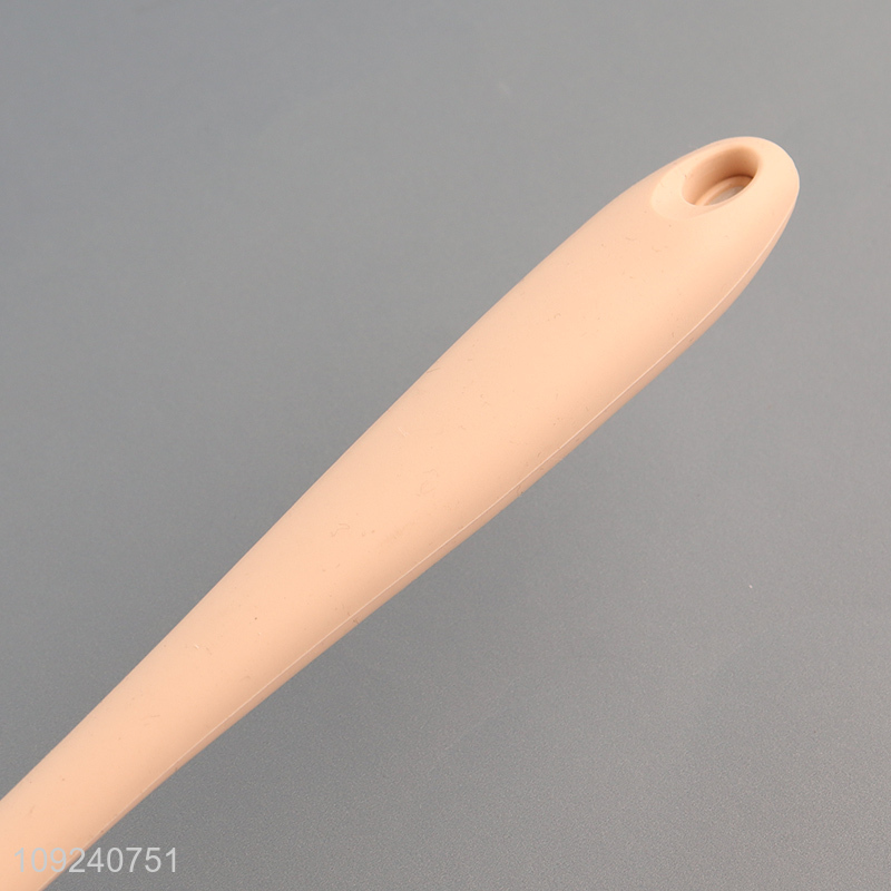 Top selling long handle home restaurant silicone spoon cutlery spoon