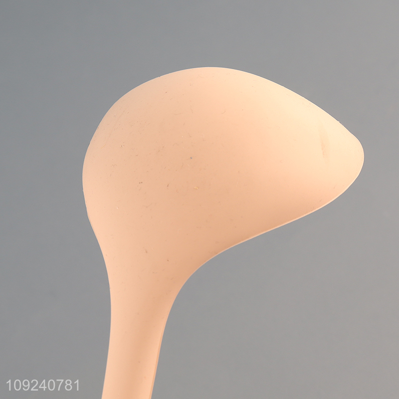 Most popular silicone kitchen utensil soup ladle with long handle