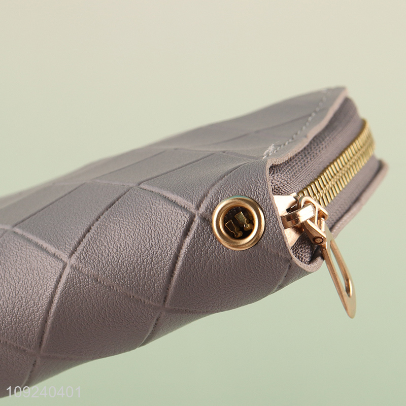 China supplier fashion women long style waterproof wallet for sale