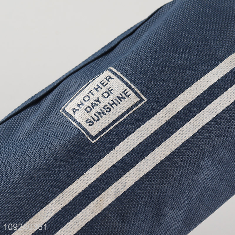 Factory wholesale school students stationery pencil bag with zipper