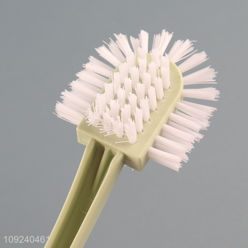 China wholesale long handle plastic bathroom accessories toilet brush