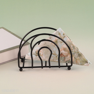 Hot selling home restaurant tabletop decoration paper towel holder wholesale