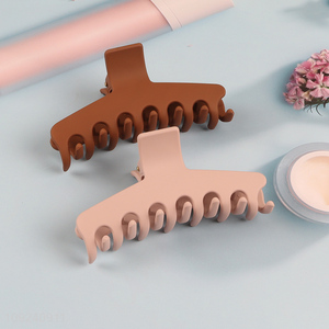 China Wholesale Non-Slip Plastic Hair Claw Clips for Thin & Thick Hair