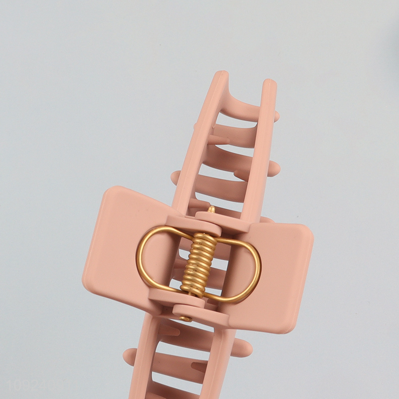 China Wholesale Non-Slip Plastic Hair Claw Clips for Thin & Thick Hair