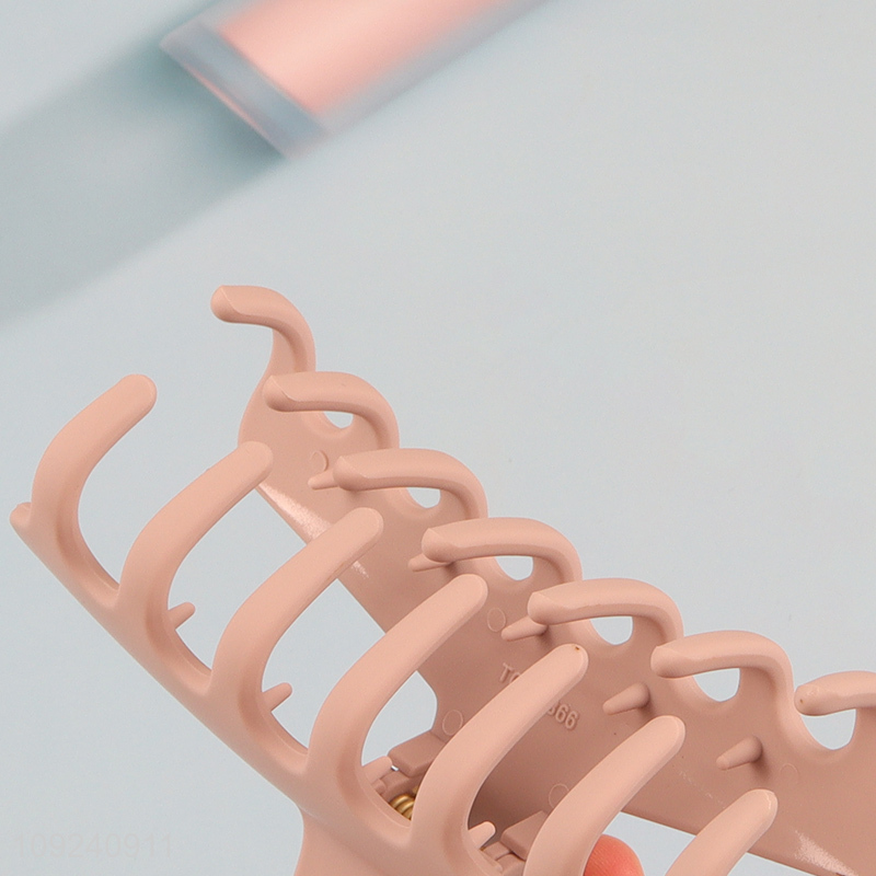 China Wholesale Non-Slip Plastic Hair Claw Clips for Thin & Thick Hair