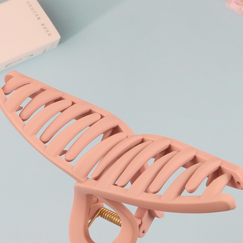 High Quality Plastic Hair Claw Clip Non-Slip Hair Clamps for Women