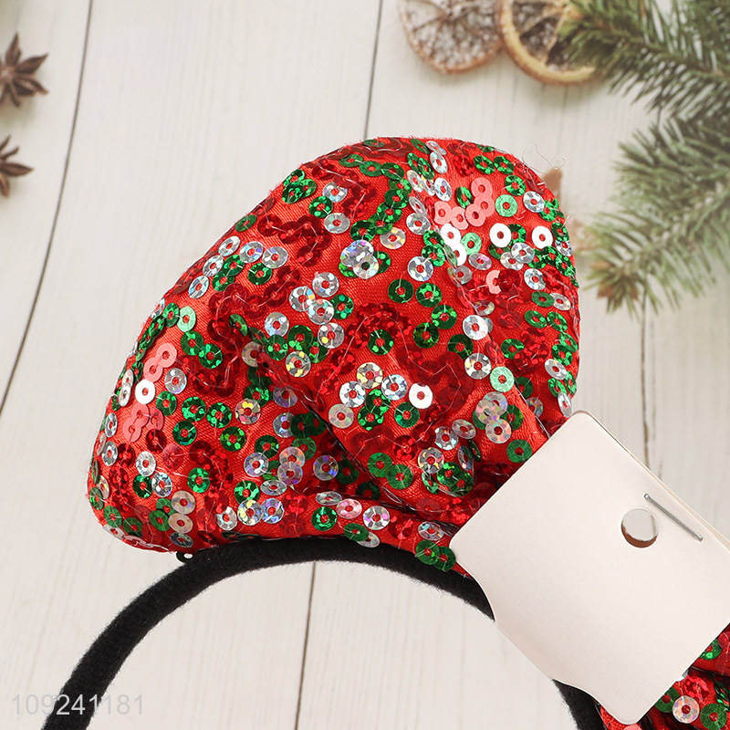 New Arrival Sequin Headband Holiday Headband Festive Hair Hoop Wholesale