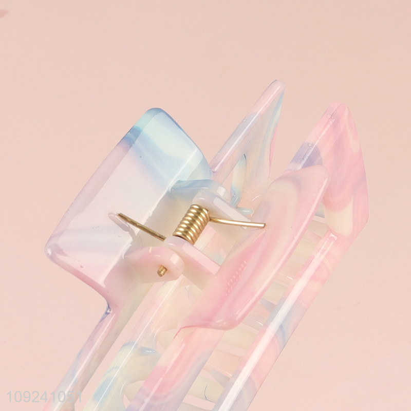 Chinw Wholesale Elegant Hair Claw Clips ABS Resin Hair Jaw Clips