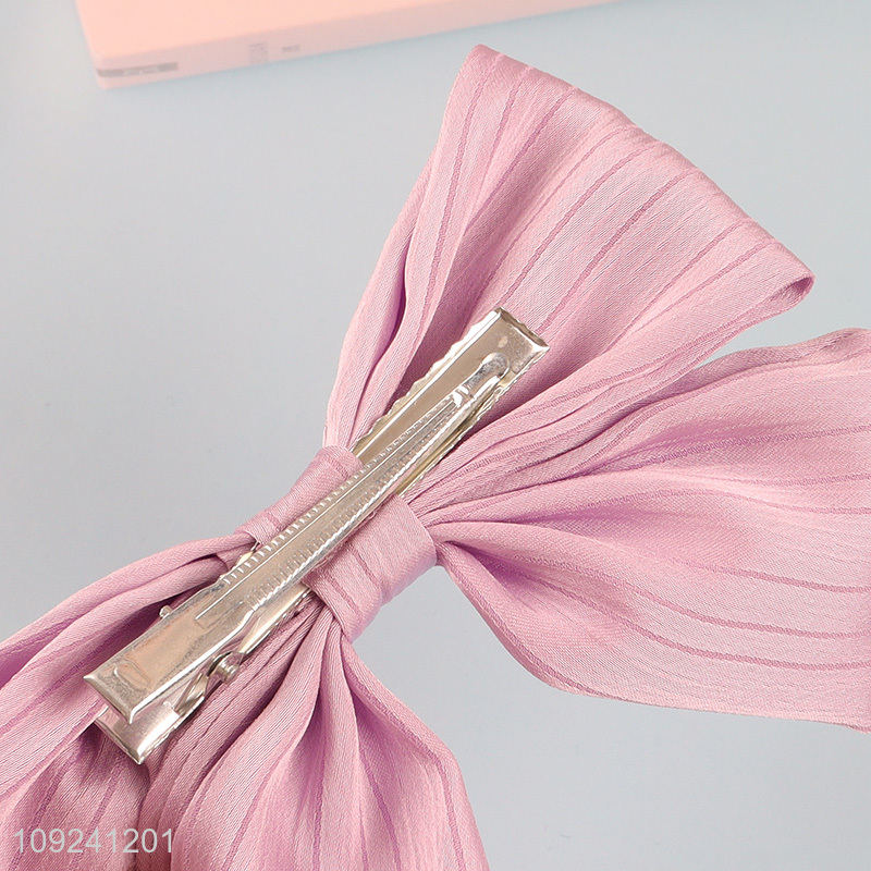 Wholesale 2 Pieces Bowknot Hair Clips Fashion Hair Clips Hair Accessories