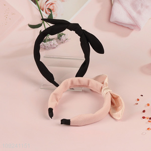 Good Quality Bowknot Headband Fashion Bowknot Hair Hoop for Women Girls