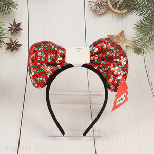 New Arrival Sequin Headband Holiday Headband Festive Hair Hoop Wholesale