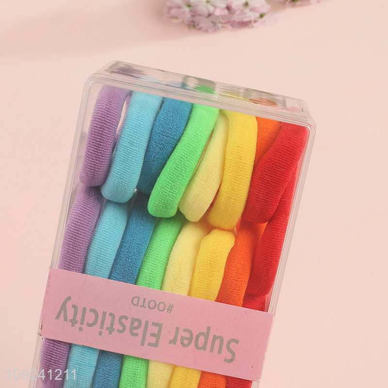 High Quaity 32 Pieces Candy Colored Hair Ties Stretchy Haie Bands for Kids