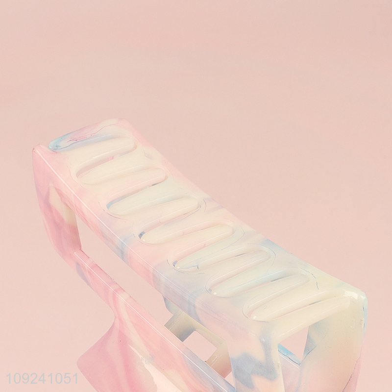 Chinw Wholesale Elegant Hair Claw Clips ABS Resin Hair Jaw Clips