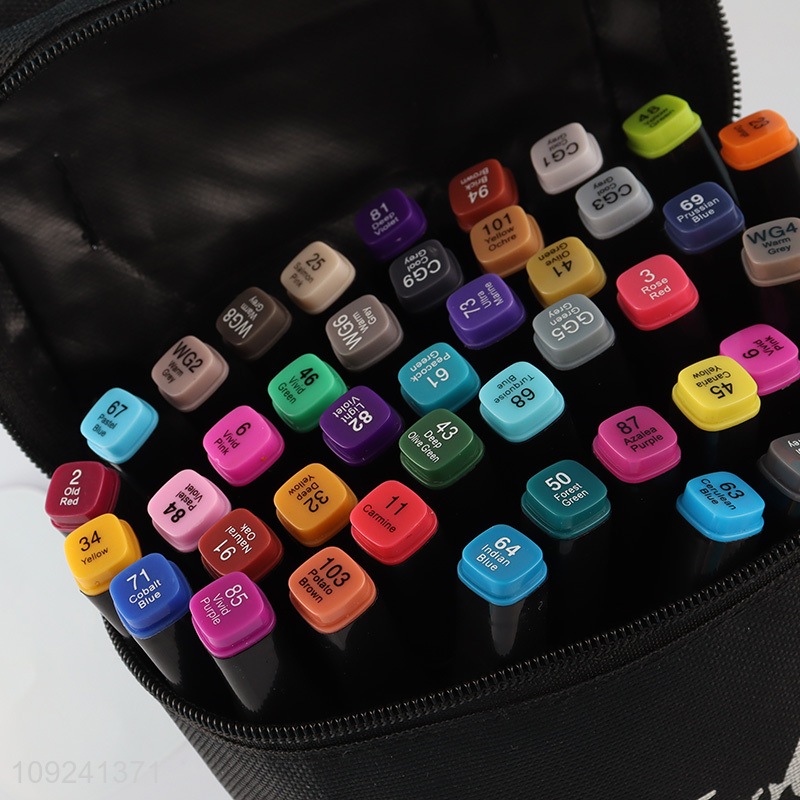 New Product 48 Colors Double Tip Art Markers for Drawing Coloring