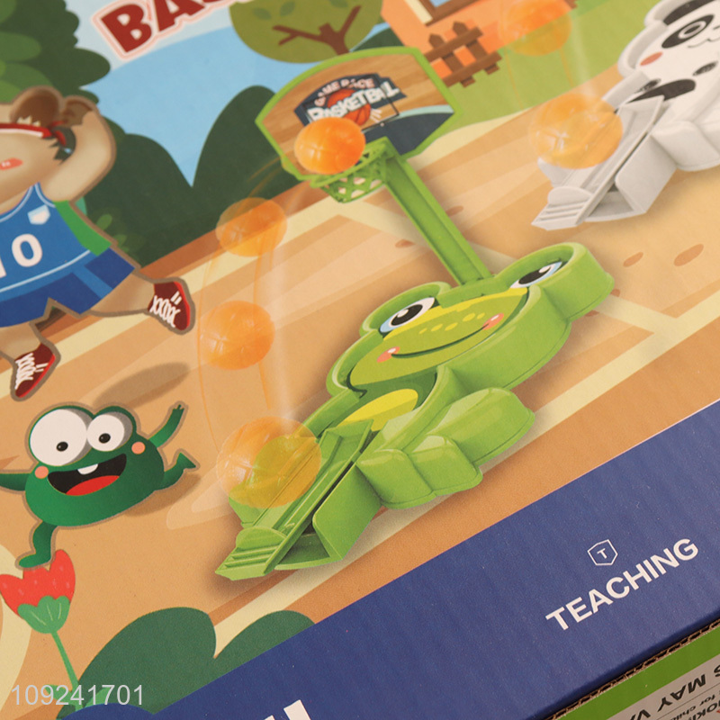 Factory Price Tabletop Basketball Shooting Game Cartoon Plastic Basketball Game