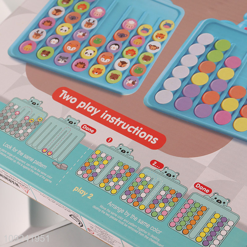 High Quality 2-In-1 Color Matching Game Early Education Toy for Kids