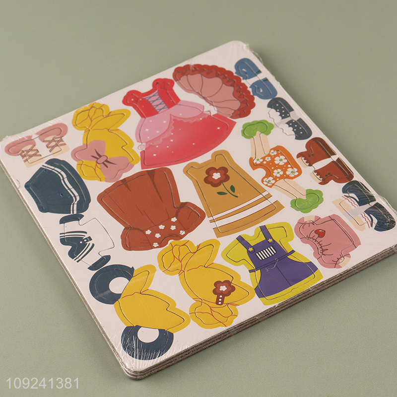 Good Quality 2-In-1 Magnetic Puzzle Game Writing Tablet Set for Kids