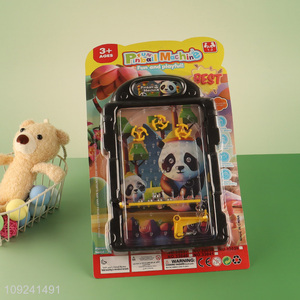 Hot Selling Mini Pinball Game Cartoon Panda Pinball Game for Kids