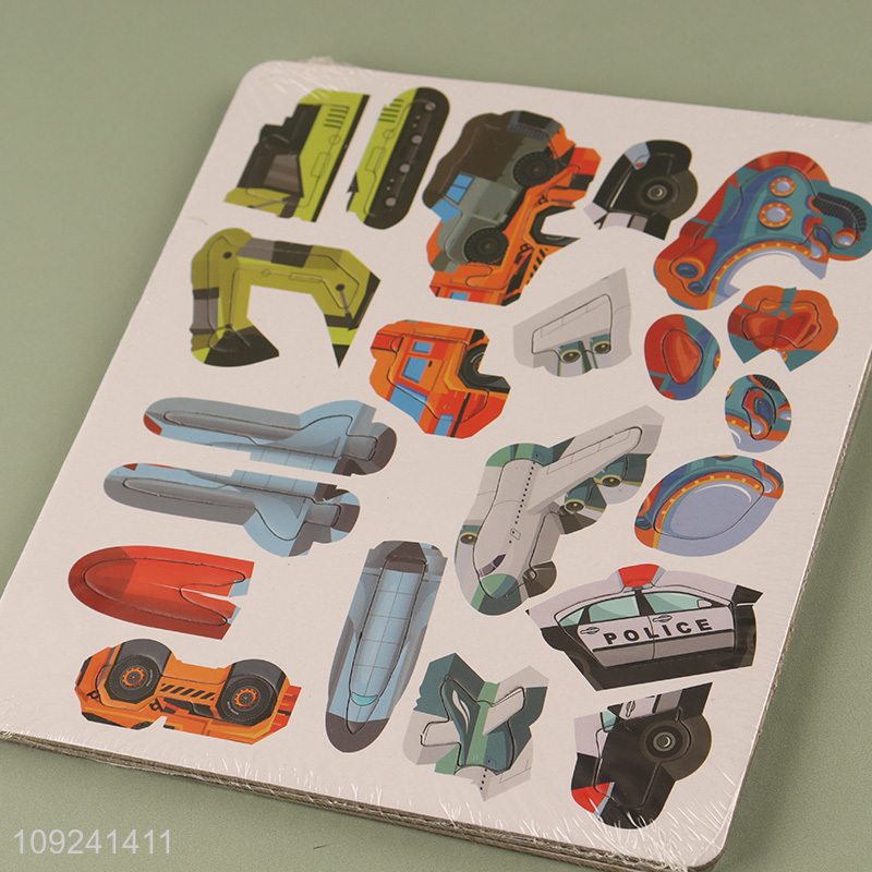 High Quality 2-In-1 Magnetic Puzzle Game Doodle Board Set for Kids