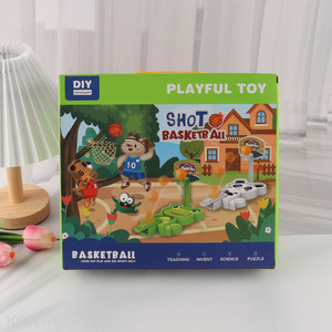 Factory Price Tabletop Basketball Shooting Game Cartoon Plastic Basketball Game