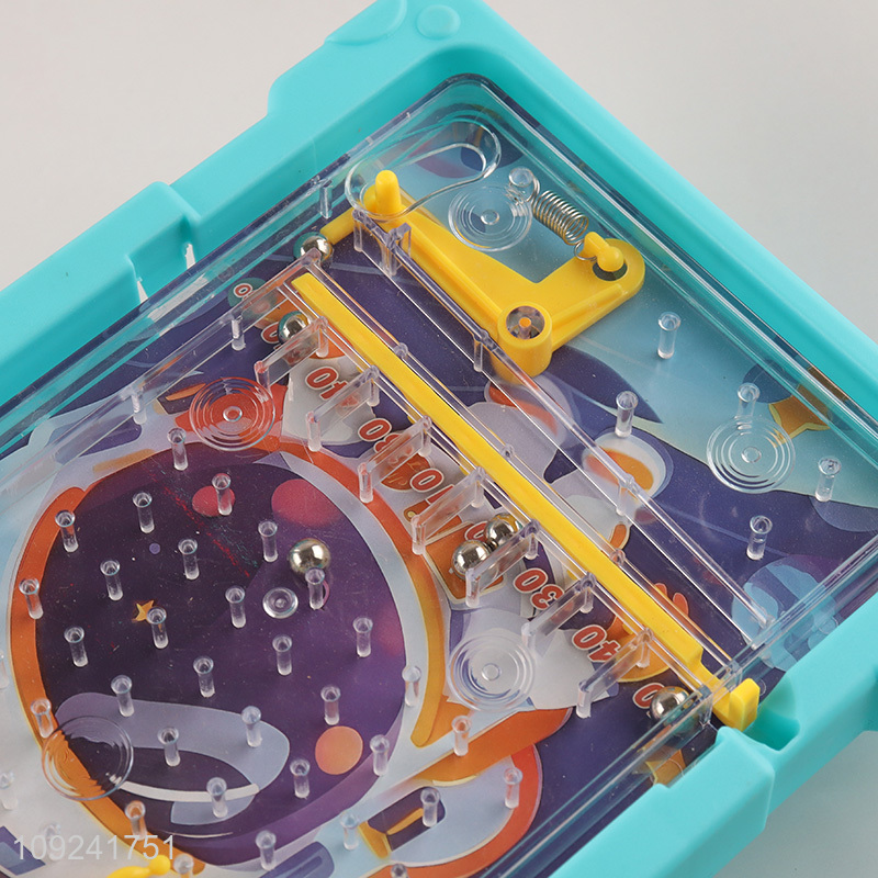 New Arrival Mini Pinball Game Cartoon Spaceman Pinball for Kids Age 3+