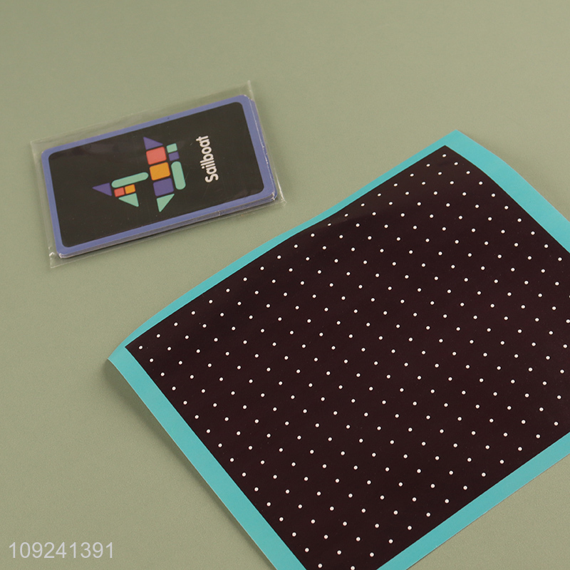 New Arrival 2-In-1 Magnetic Puzzle Game Doodle Board Set for Kids