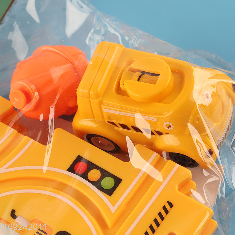 Good Quality Electric Cartoon Puzzle Rail Car Toy for Kids Boys Girls